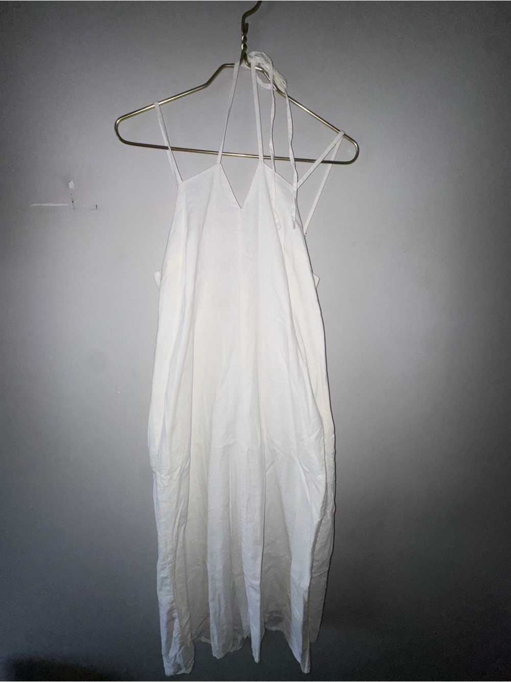 Universal Thread White Spaghetti Strap Midi Dress